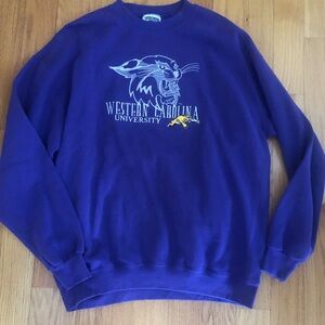 Vintage Western Carolina University Purple Crewneck sweatshirt
